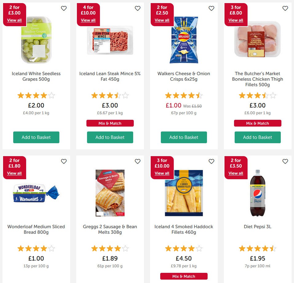 Iceland Offers from 13 March