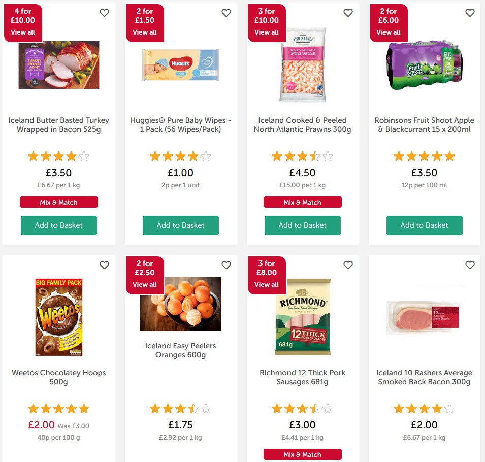 Iceland Offers from 13 March