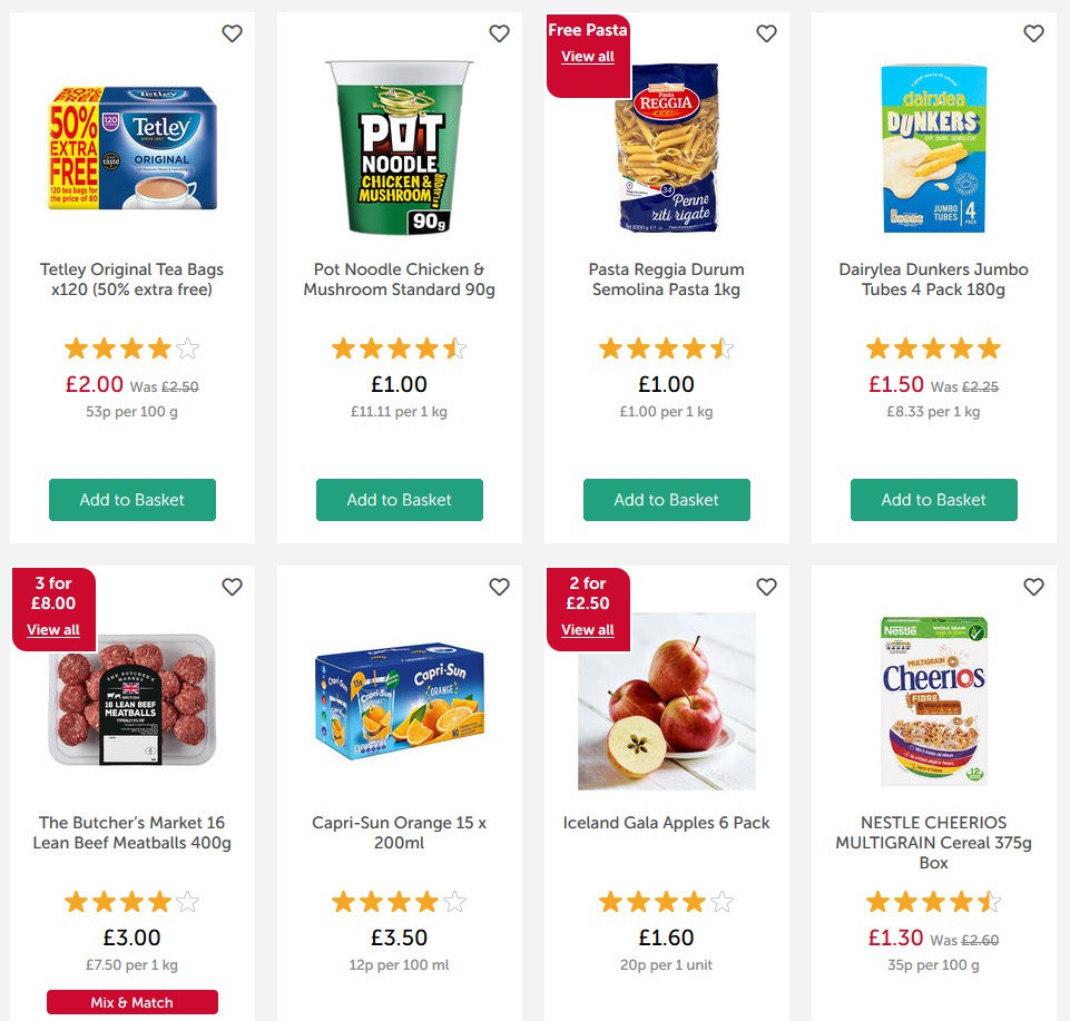 Iceland Offers from 13 March