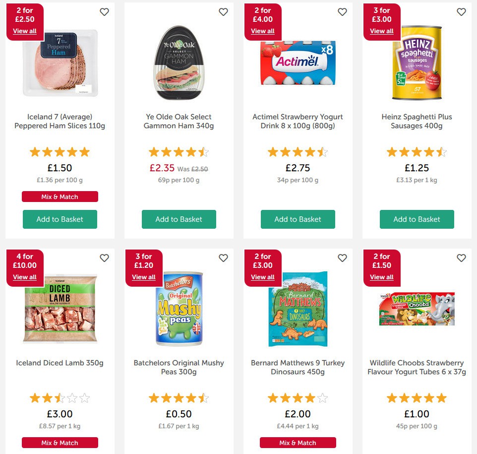 Iceland Offers from 13 March