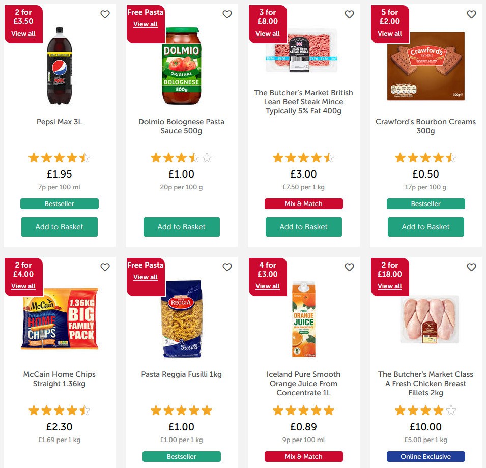 Iceland Offers from 13 March