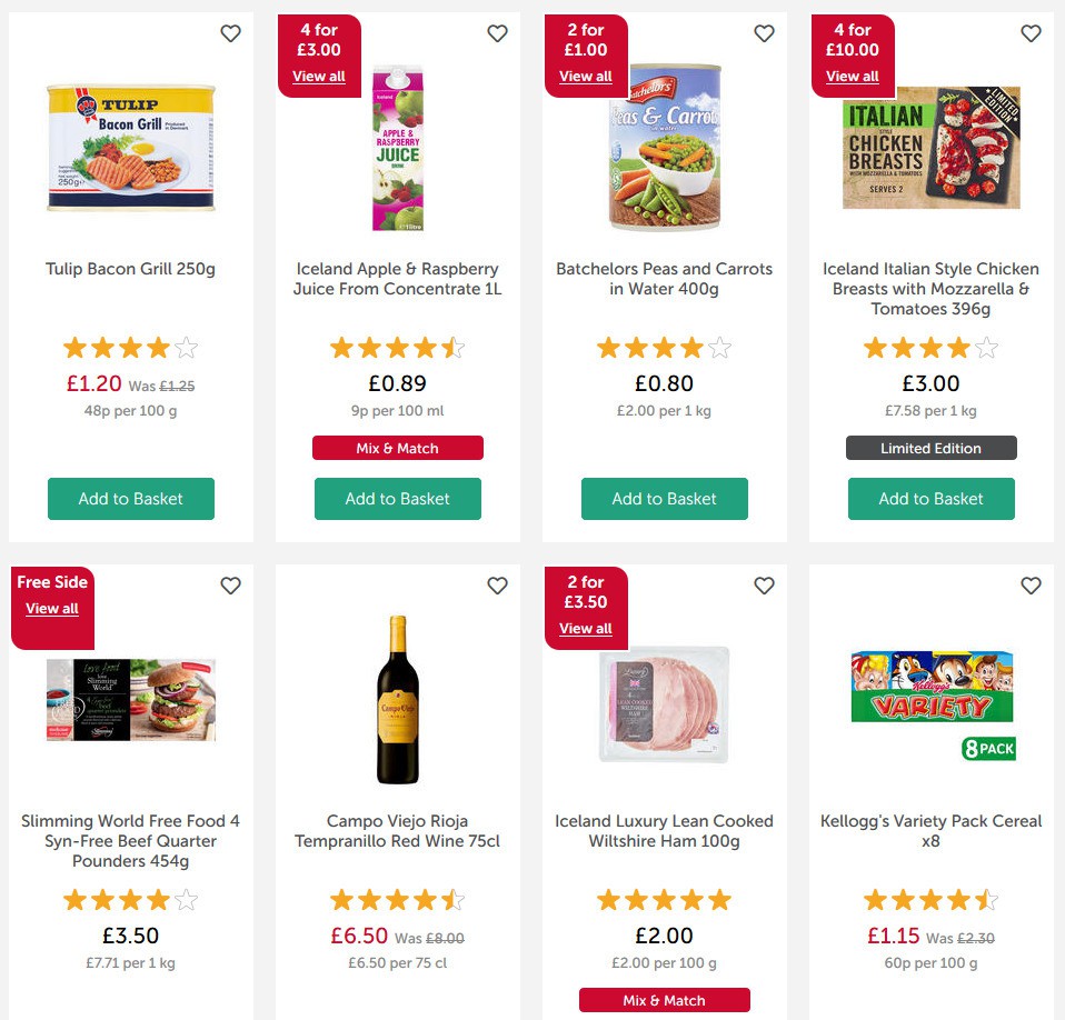 Iceland Offers from 13 March