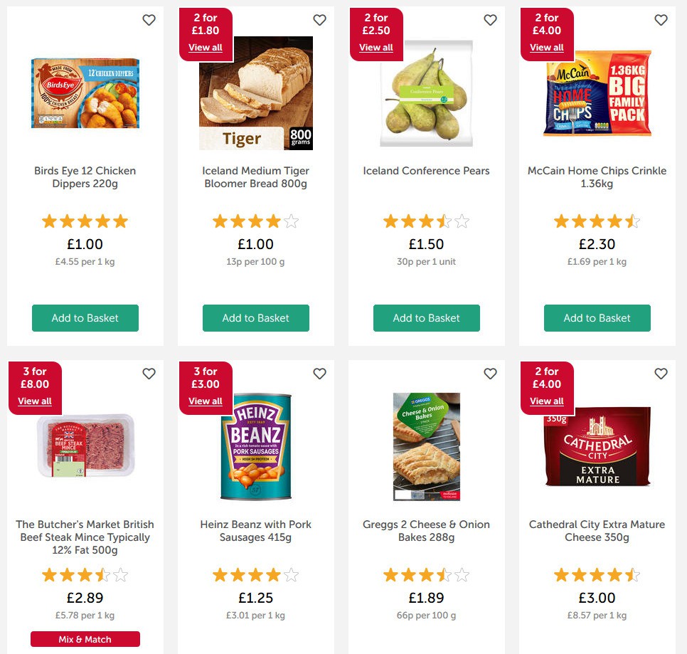 Iceland Offers from 13 March