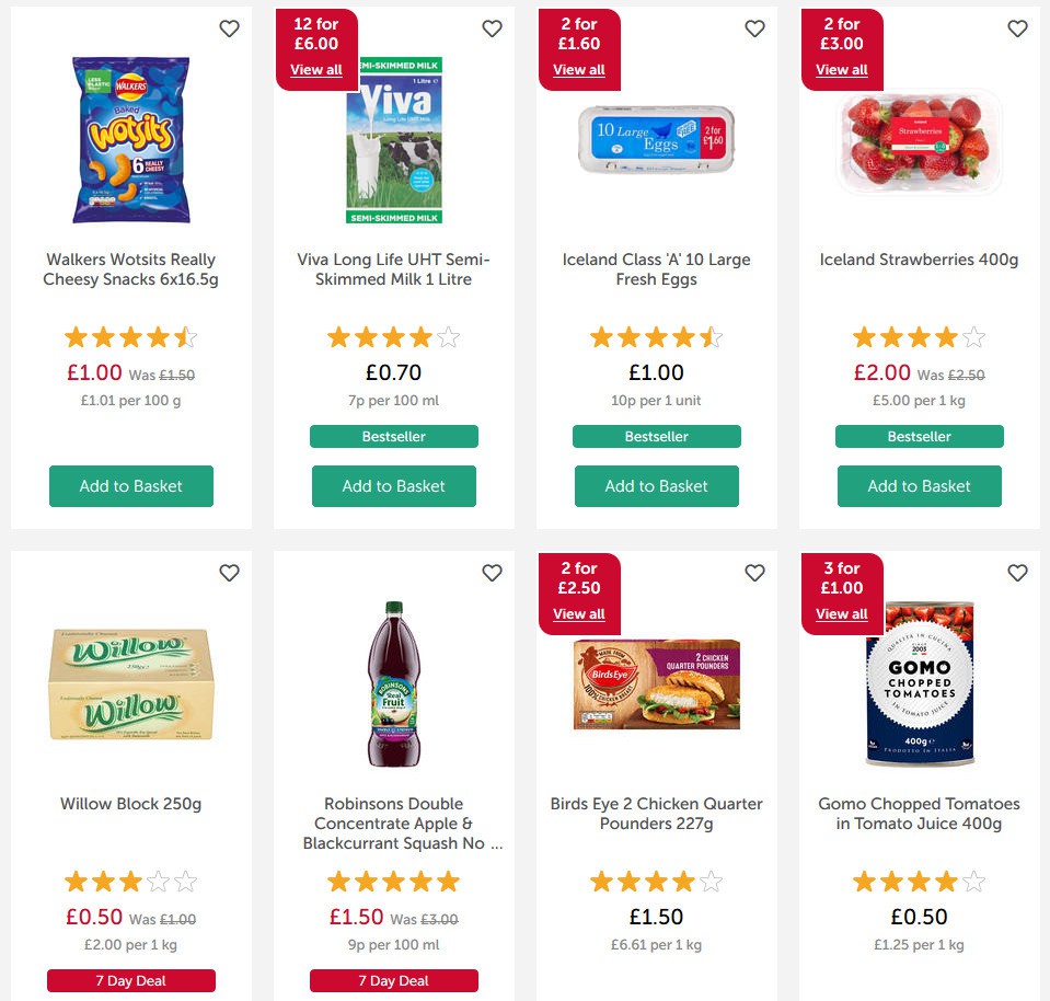 Iceland Offers from 13 March