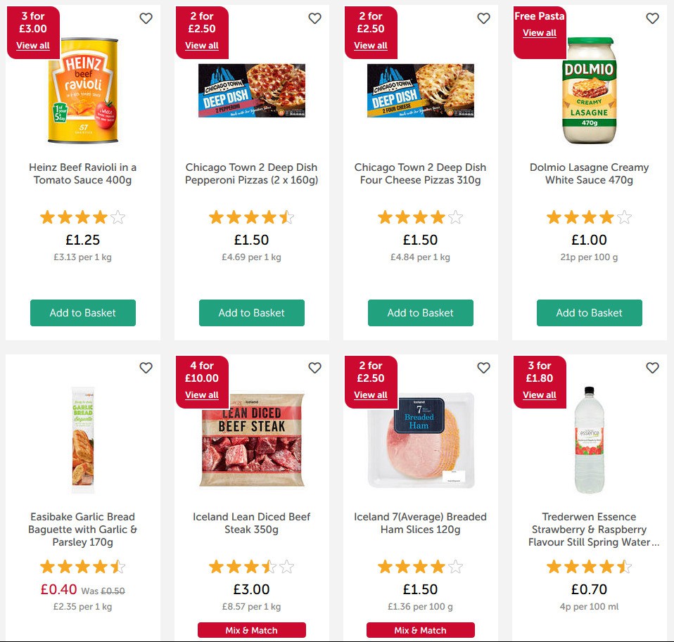 Iceland Offers from 13 March