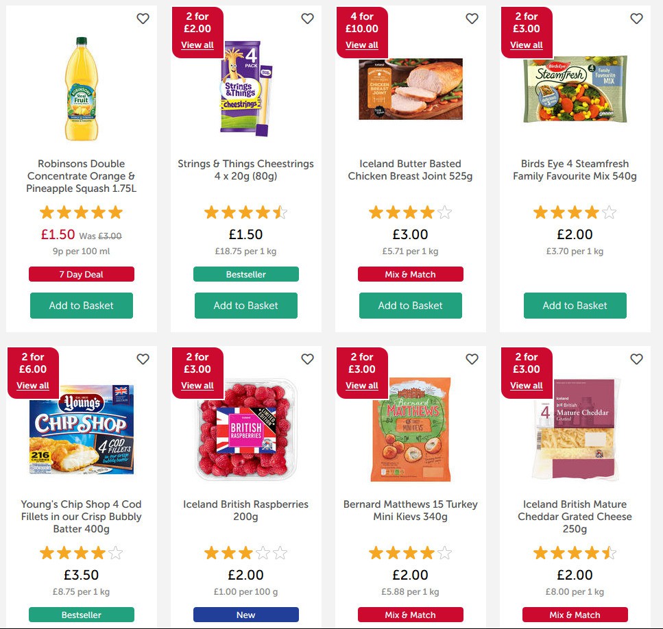 Iceland Offers from 13 March