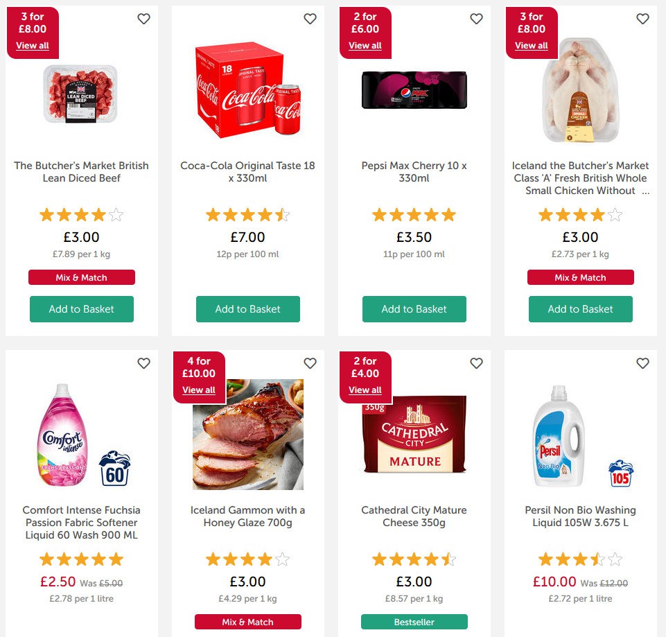 Iceland Offers from 13 March