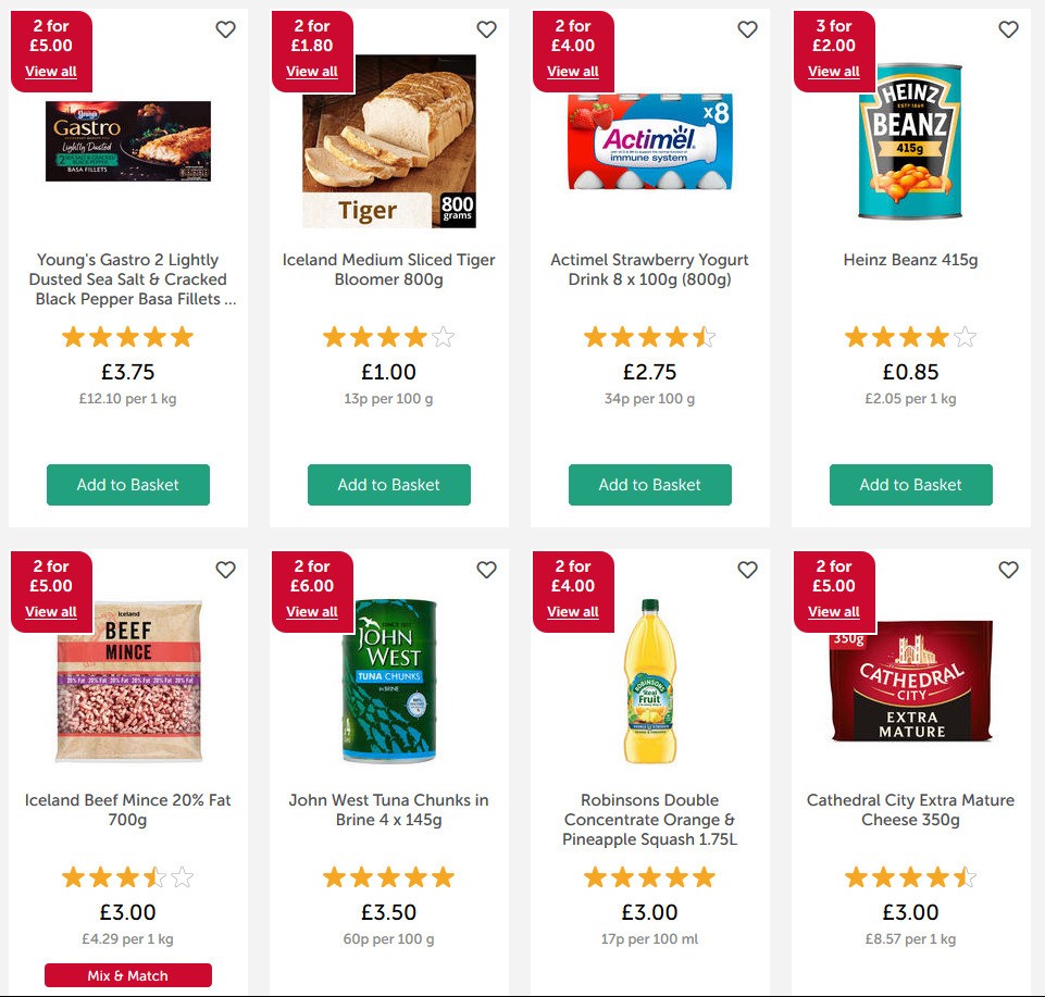 Iceland Offers from 8 May