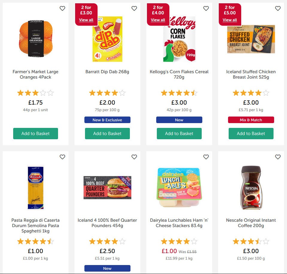 Iceland Offers from 8 May