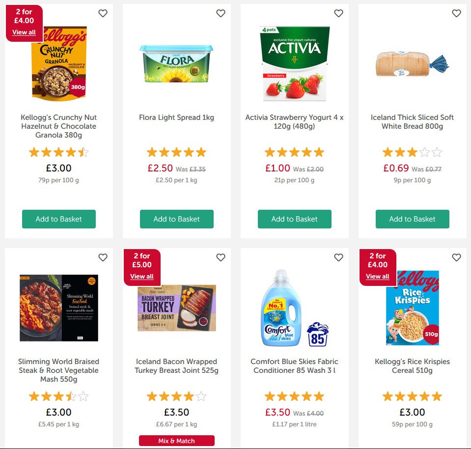 Iceland Offers from 8 May