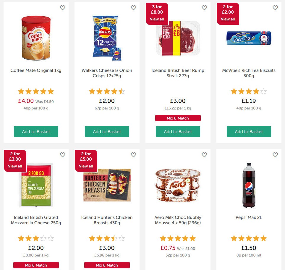 Iceland Offers from 8 May