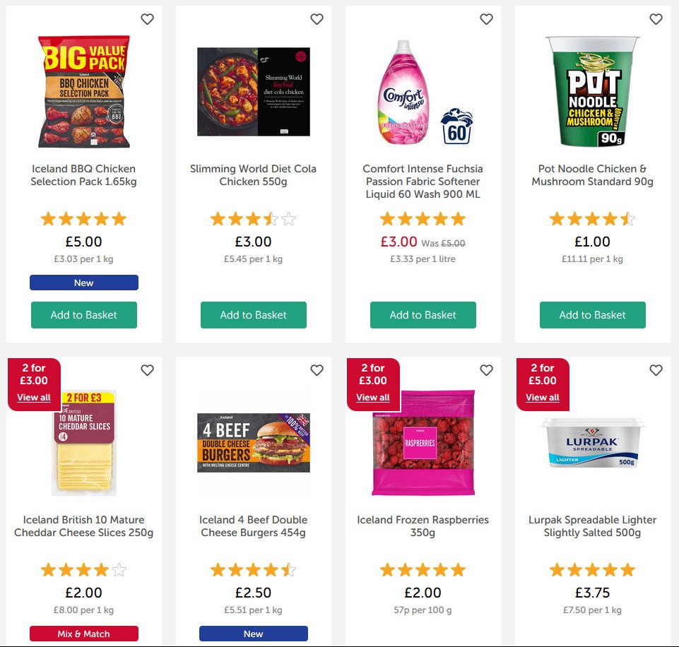 Iceland Offers from 8 May