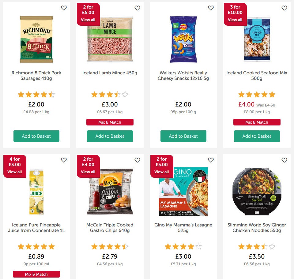 Iceland Offers from 8 May