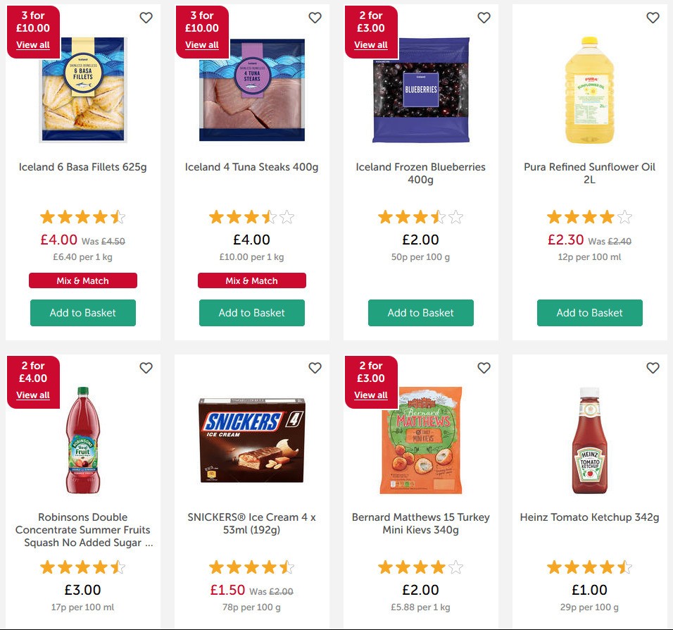 Iceland Offers from 8 May