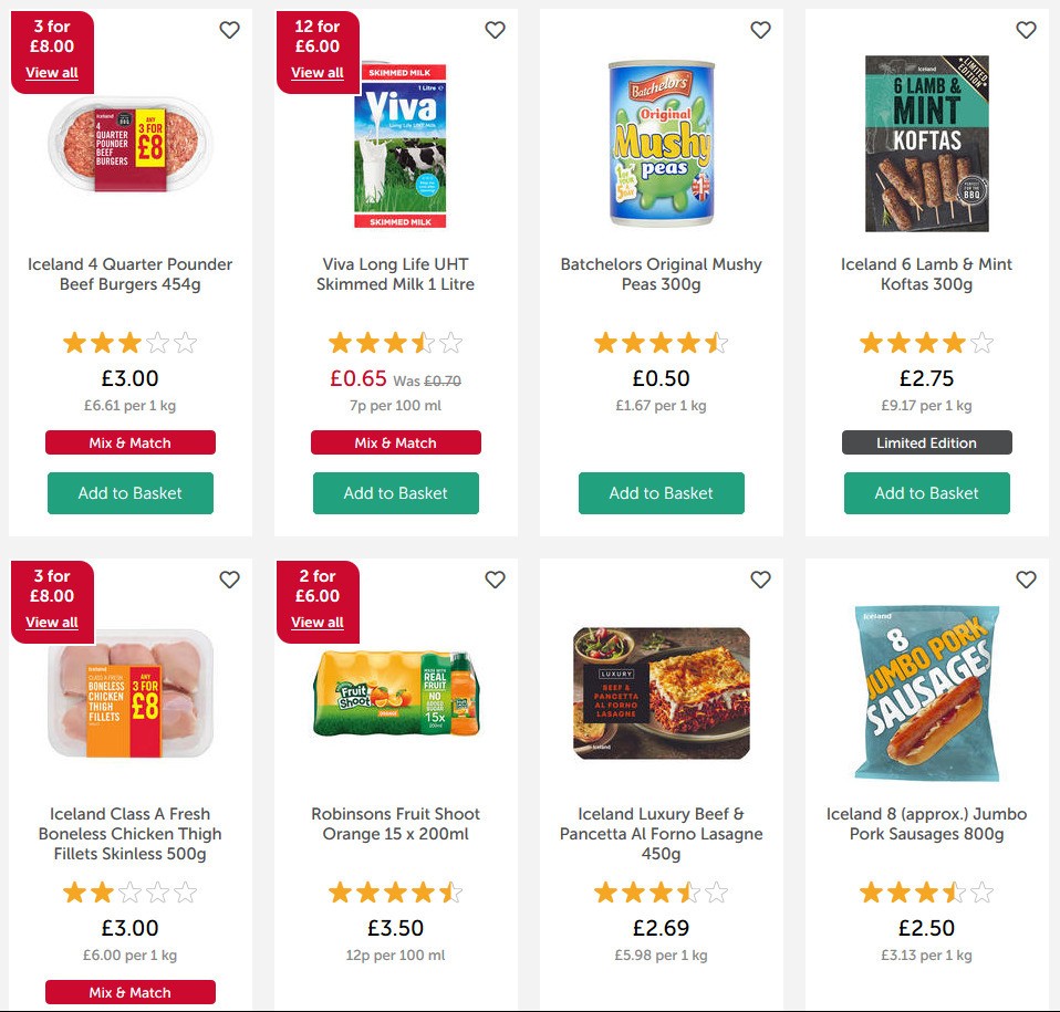 Iceland Offers from 8 May