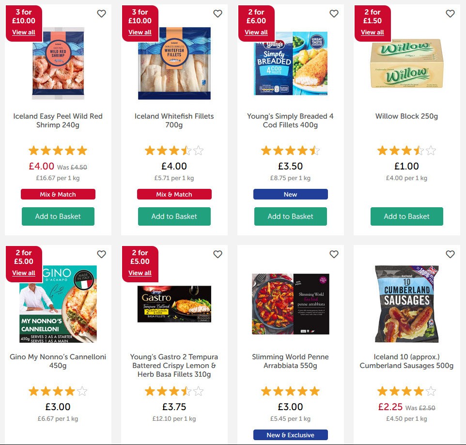 Iceland Offers from 8 May