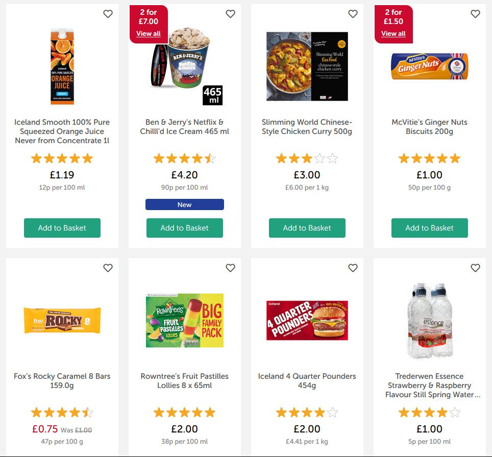 Iceland Offers from 8 May