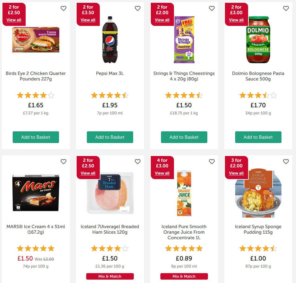 Iceland Offers from 8 May