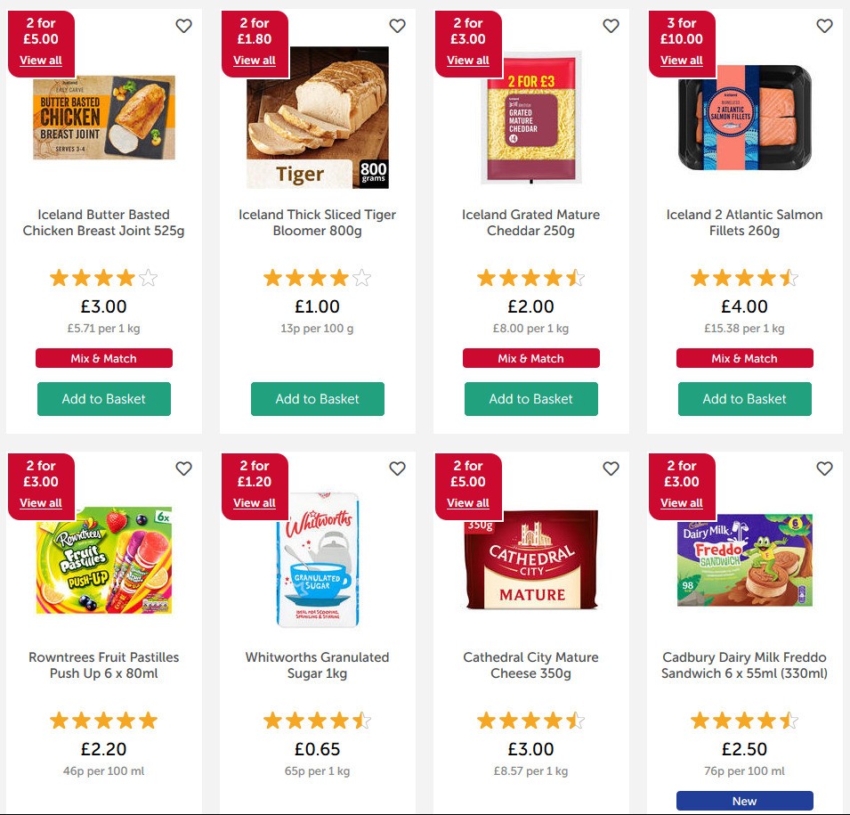 Iceland Offers from 8 May