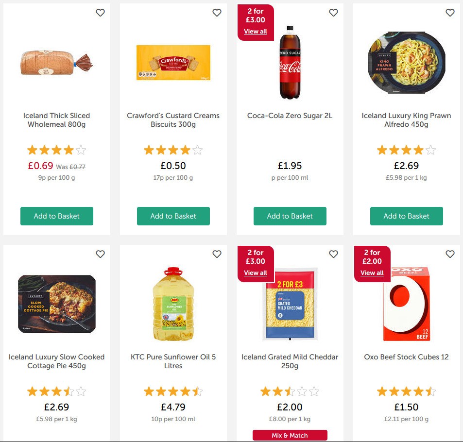 Iceland Offers from 8 May