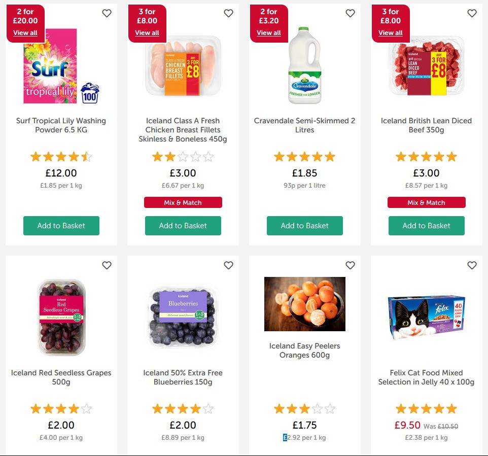 Iceland Offers from 8 May