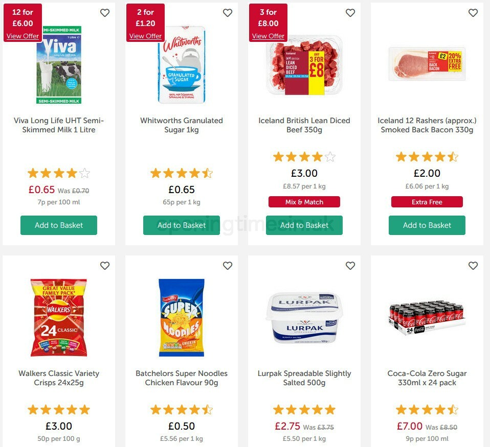 Iceland Offers from 23 October