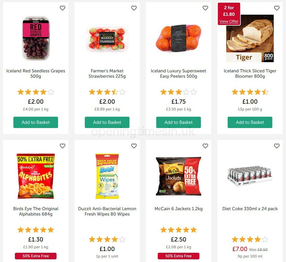 Iceland Offers from 23 October