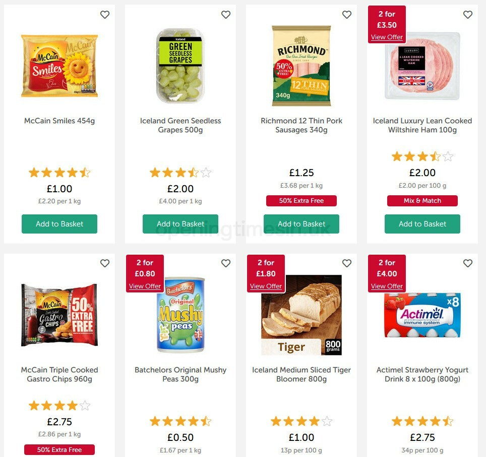 Iceland Offers from 23 October