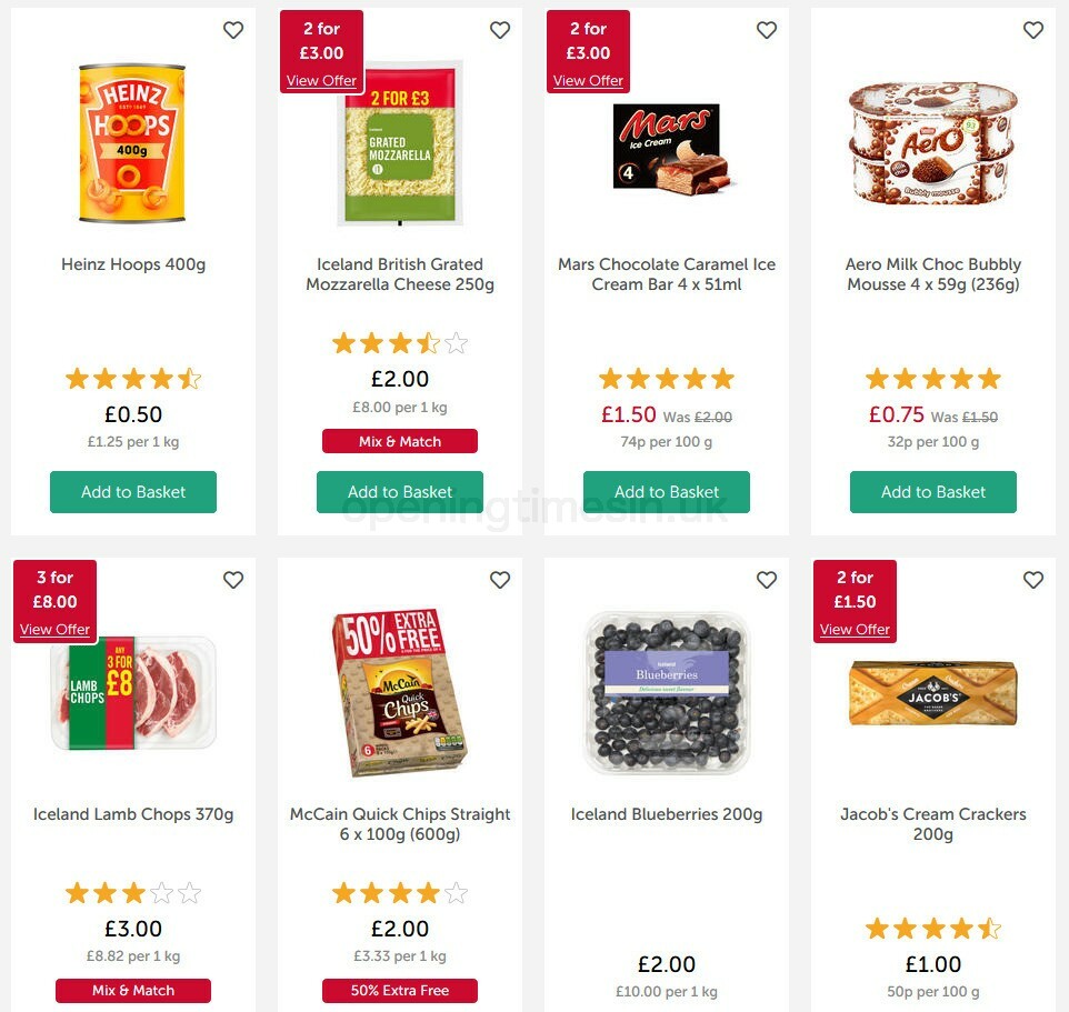 Iceland Offers from 23 October