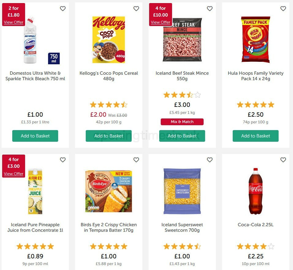 Iceland Offers from 23 October