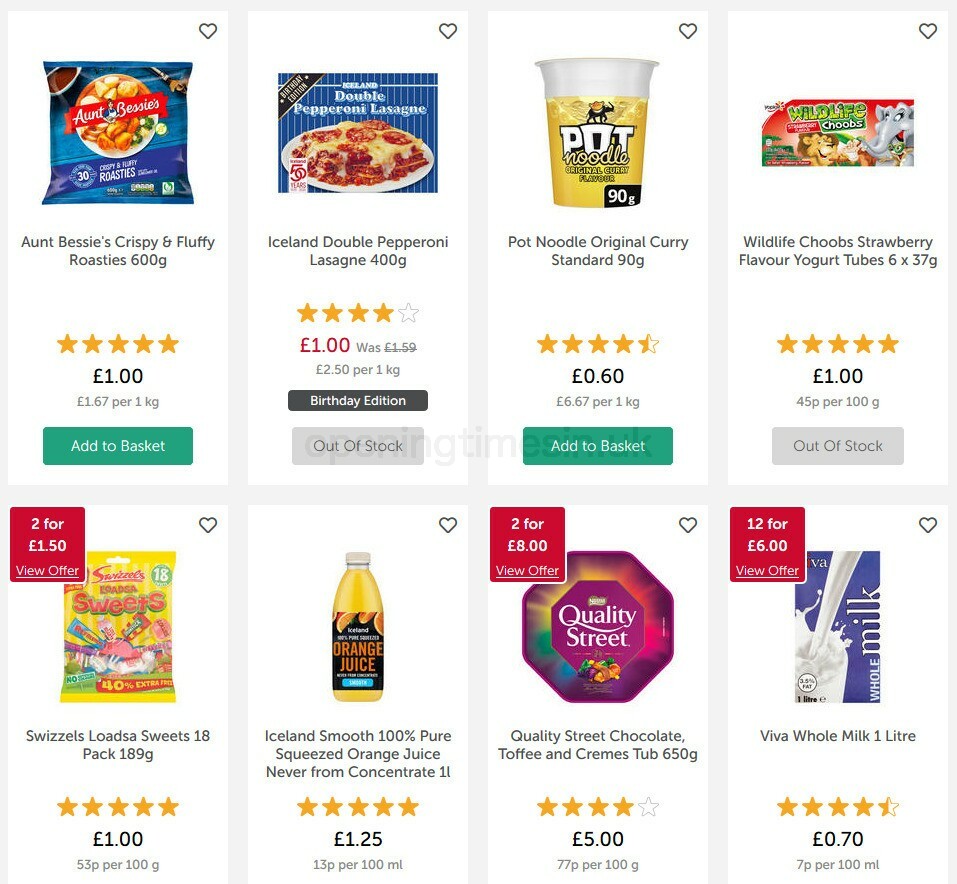 Iceland Offers from 23 October