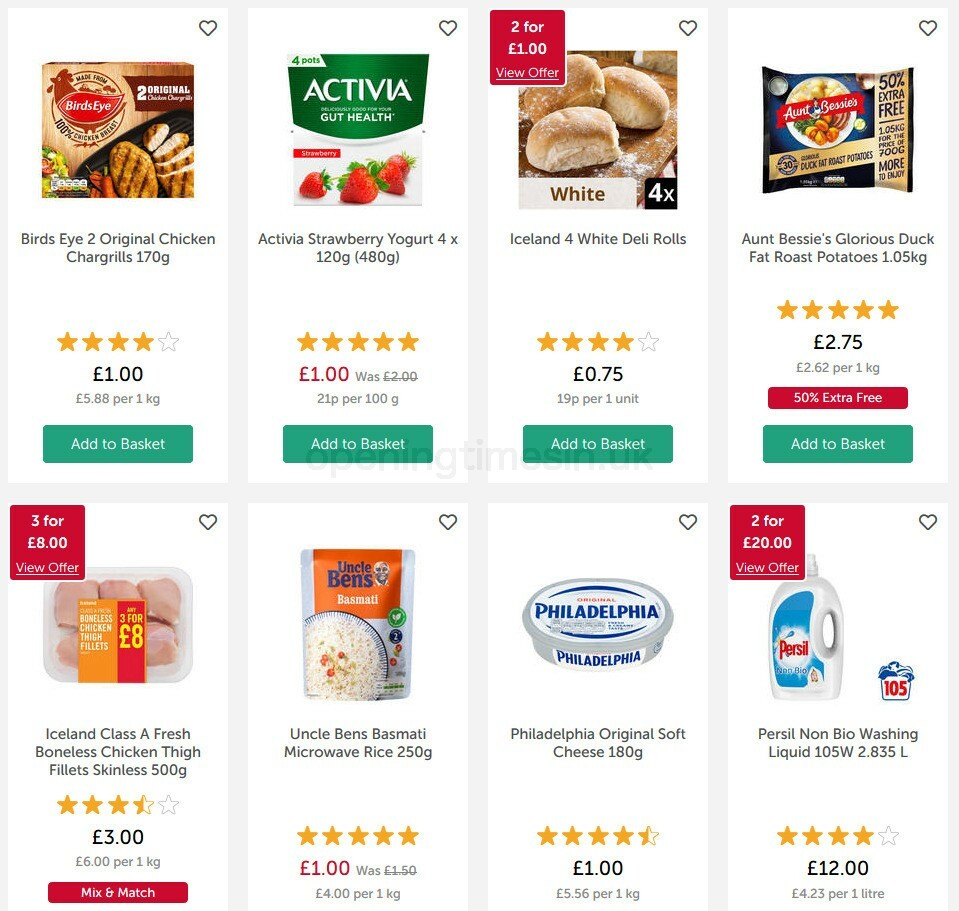 Iceland Offers from 23 October