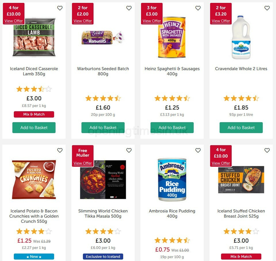 Iceland Offers from 23 October