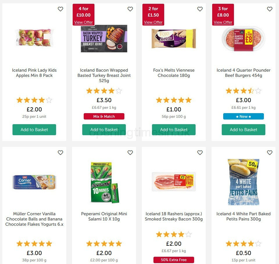 Iceland Offers from 23 October