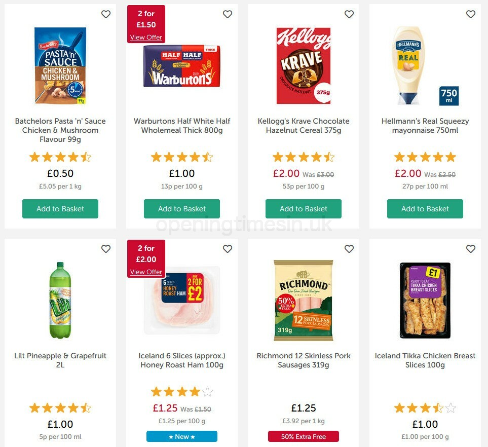 Iceland Offers from 23 October