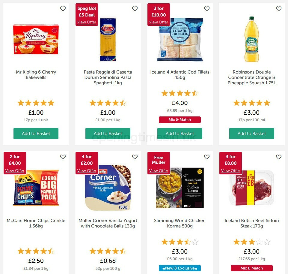 Iceland Offers from 23 October