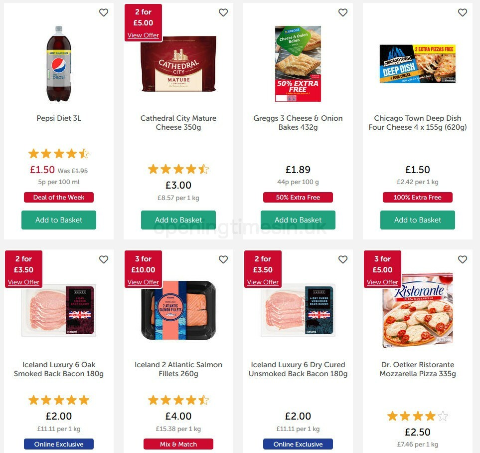 Iceland Offers from 23 October