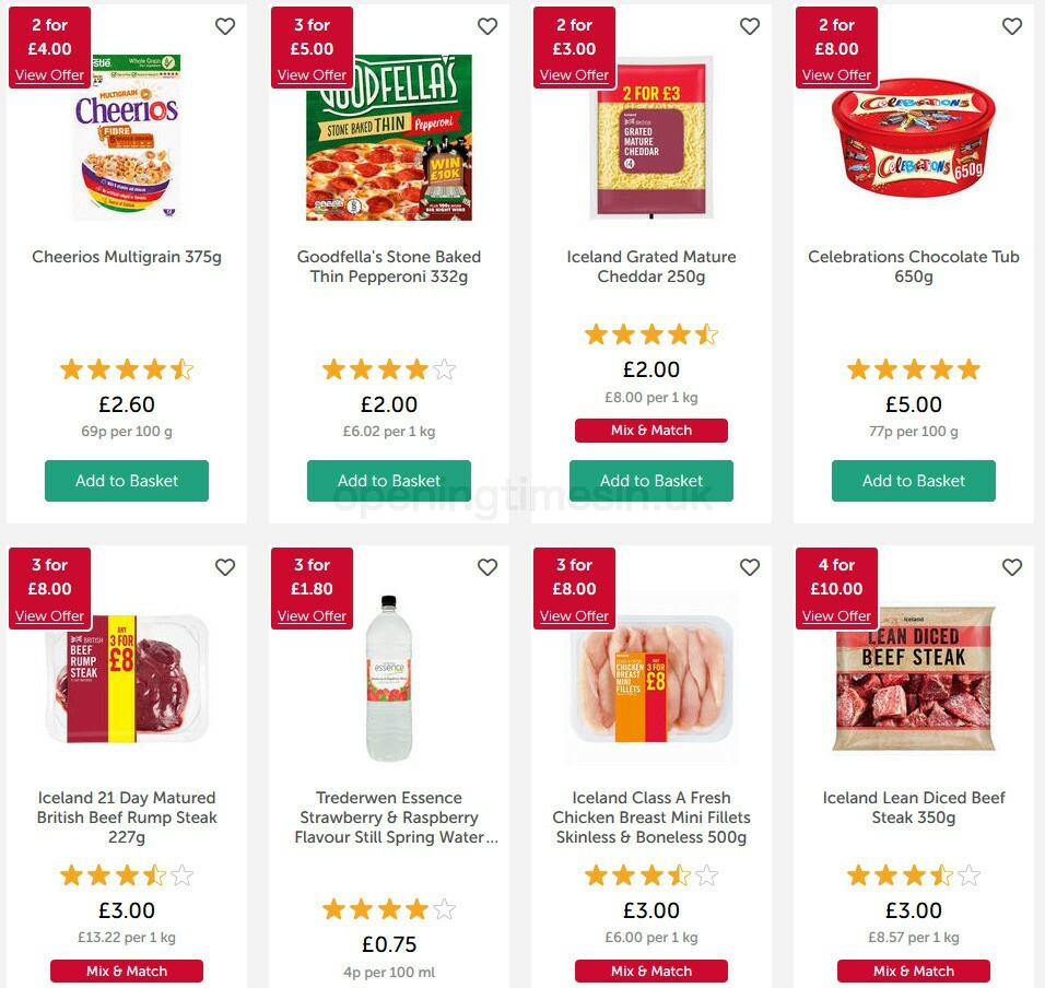 Iceland Offers from 23 October