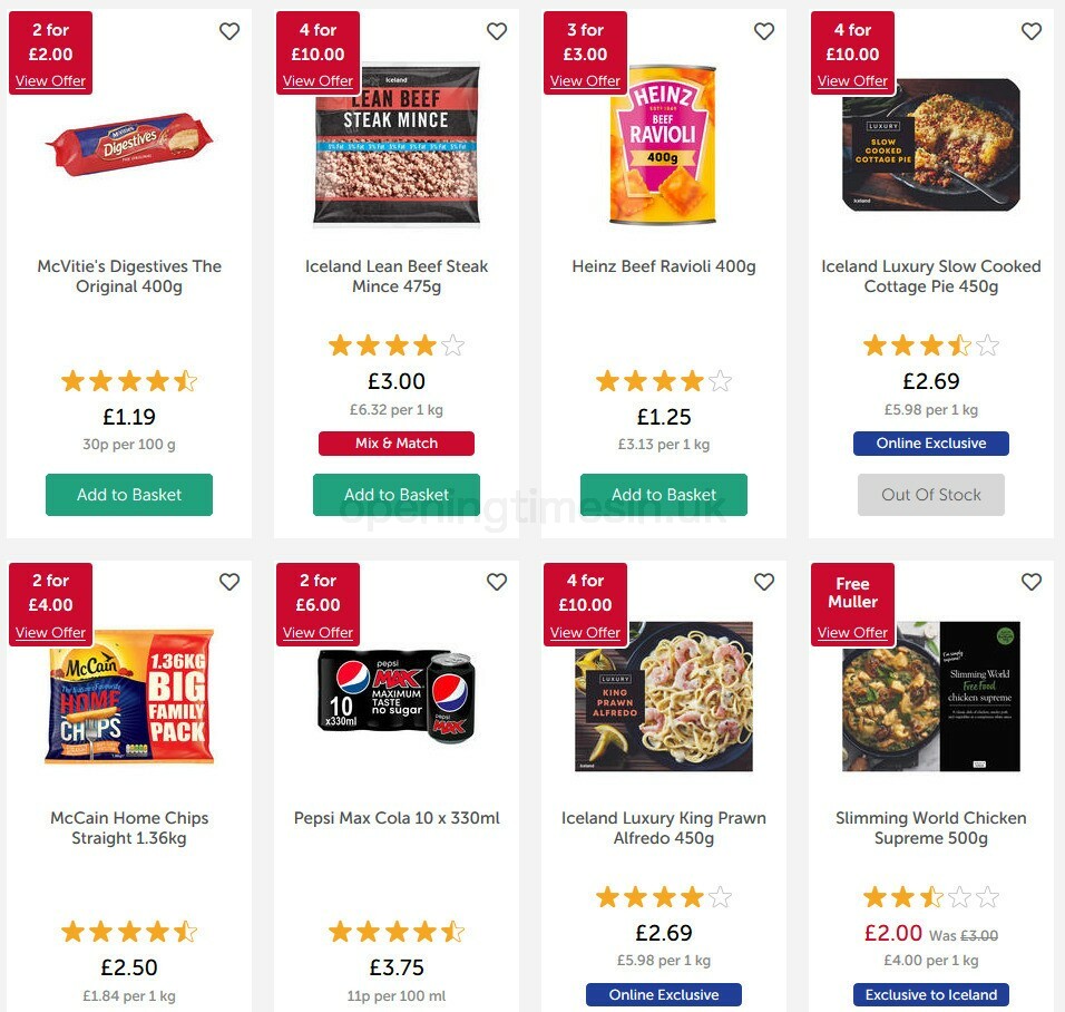 Iceland Offers from 23 October