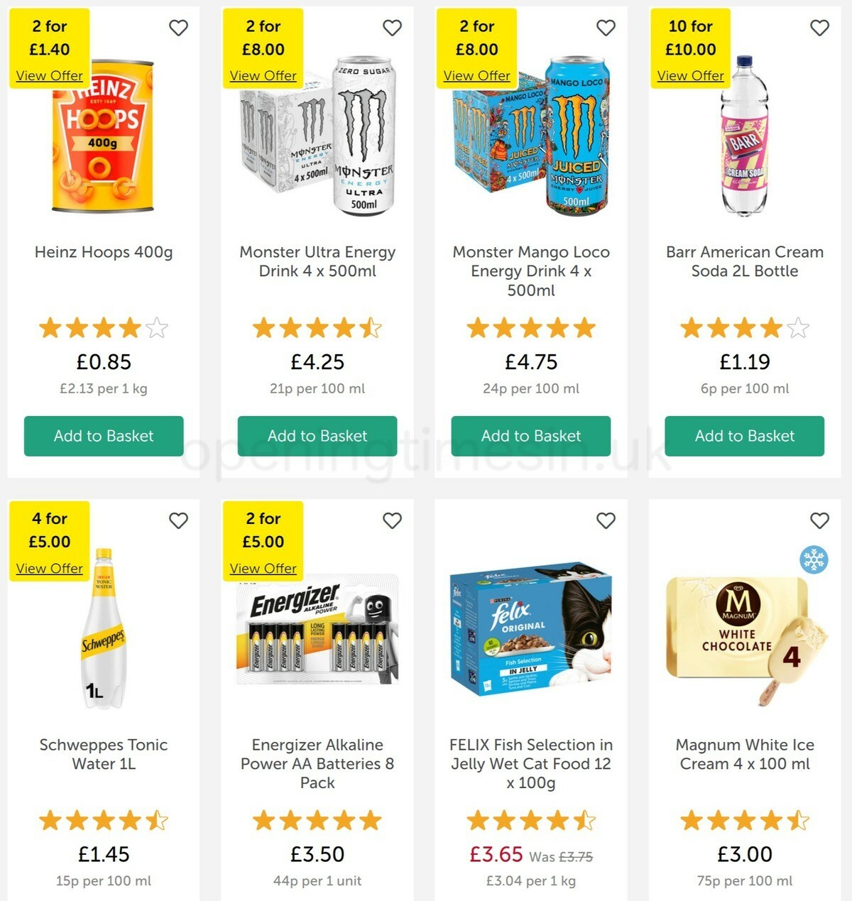 Iceland Offers from 18 March