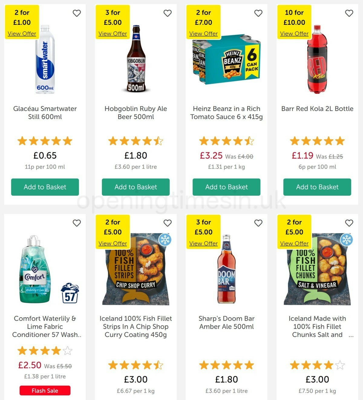 Iceland Offers from 18 March