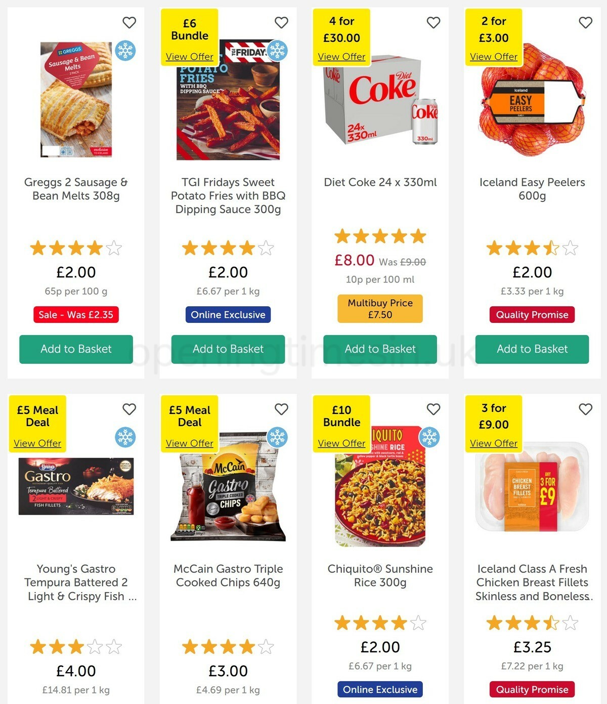 Iceland Offers from 18 March