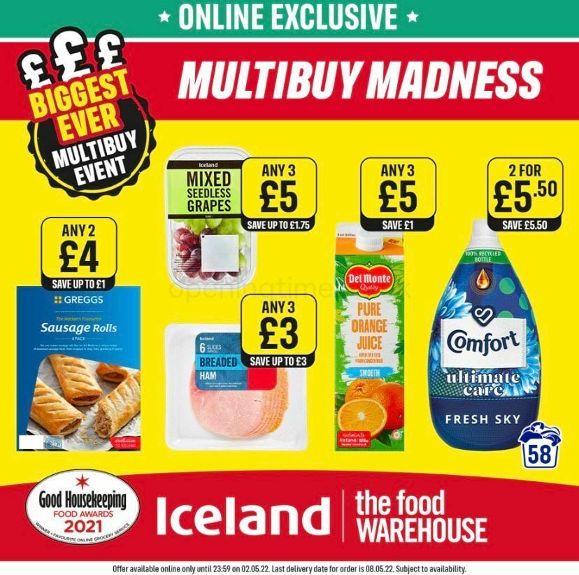Iceland Offers from 25 April