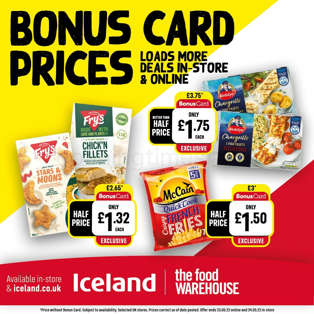 Iceland Offers from 19 May