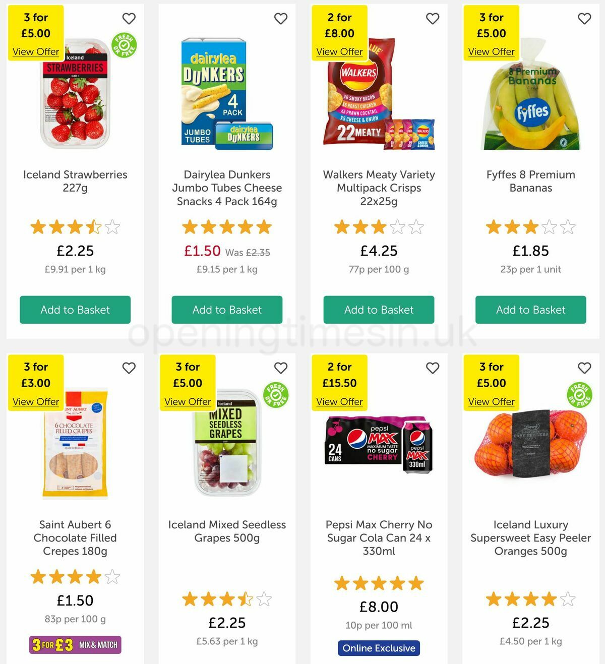 Iceland Offers from 23 September