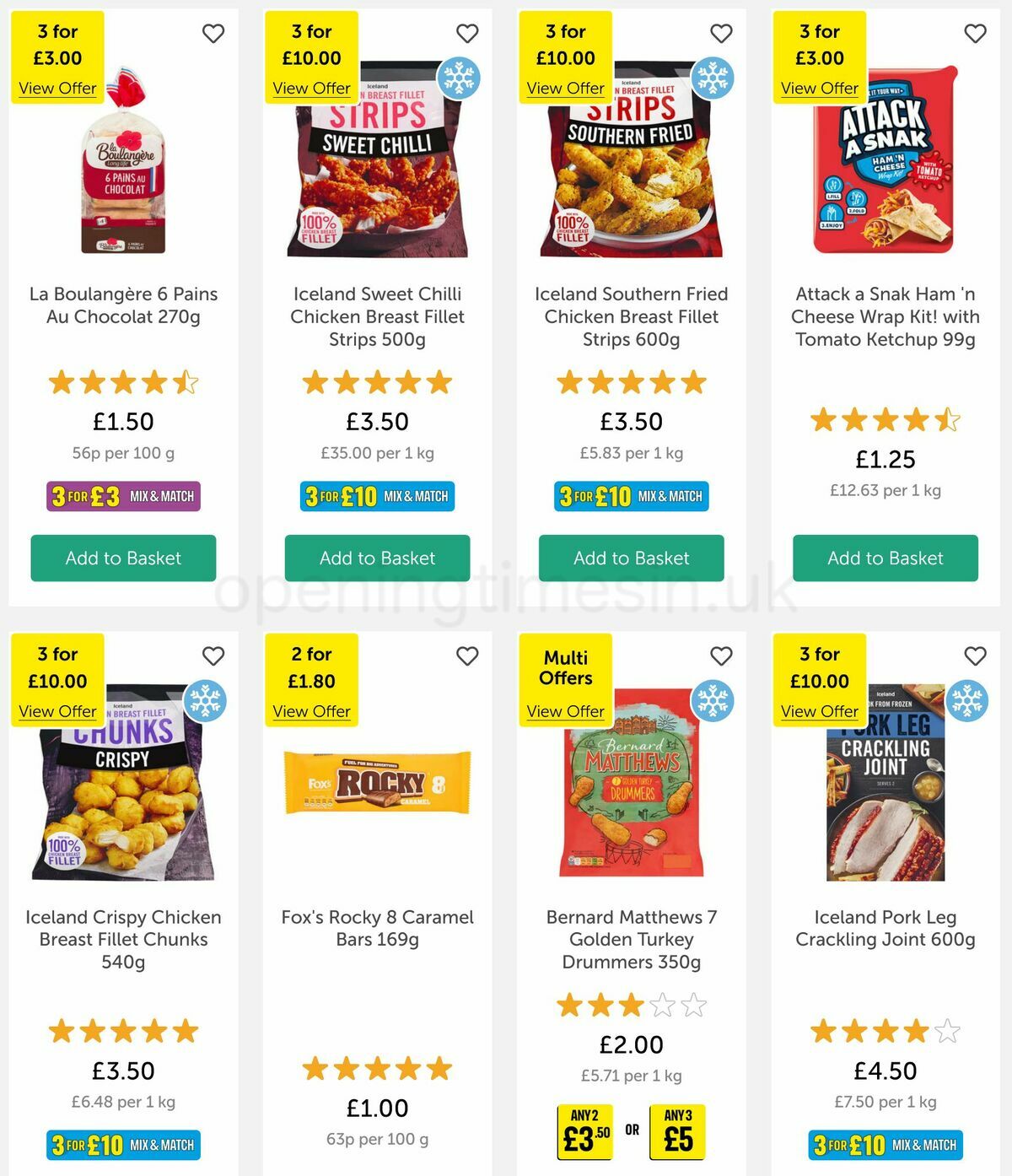 Iceland Offers from 23 September