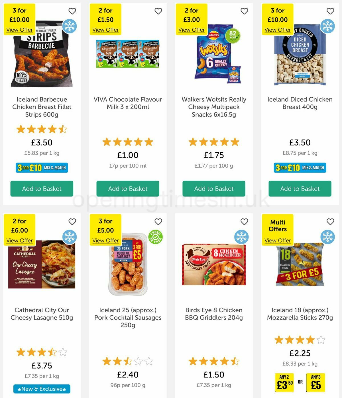 Iceland Offers from 23 September