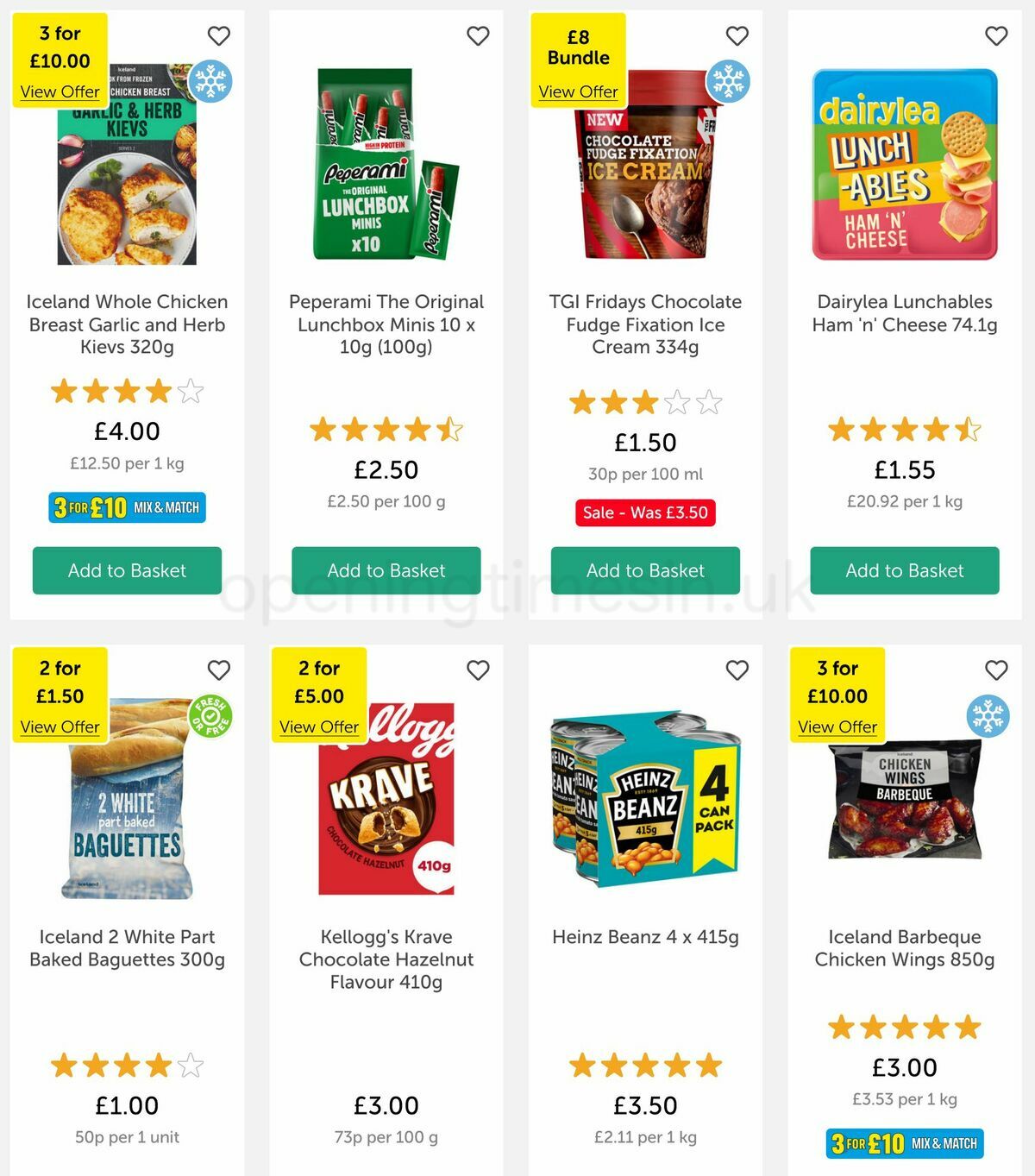 Iceland Offers from 23 September