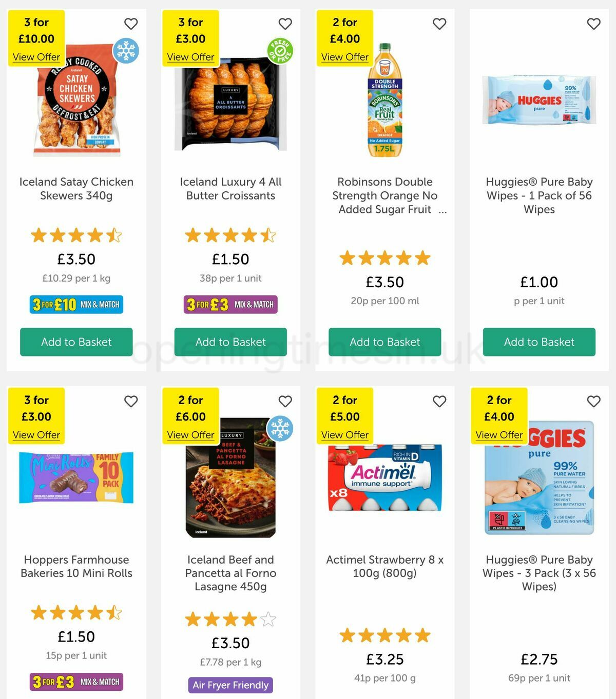 Iceland Offers from 23 September