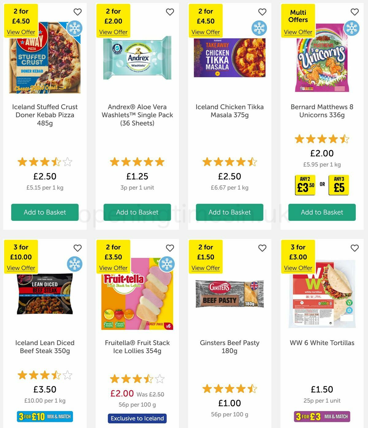 Iceland Offers from 23 September